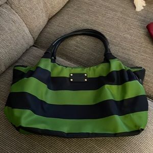 General used blue and green Kate Spade New York purse